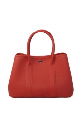 Knockoff Hermes Garden Party 30CM Bag Calf Leather Red PY1767no73