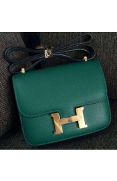 Replica Fashion Hermes Constance Bag Calfskin Leather H9999 Green PY981OM94