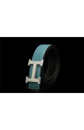 Replica Hermes Belt HB5208 Light Blue PY3792Tm92