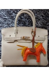 Replica Hermes Birkin 30CM Tote Bags Litchi Leather H30LI White PY1225BJ25