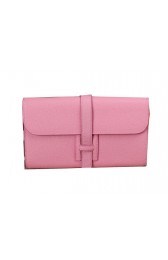 Replica Hermes Jige Clutch Bag Calfskin Leather H8057 Pink PY1460BH97