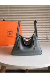 Replica Hermes Lindy Original Togo Leather Bag 5086 Skyblue PY793Xe44