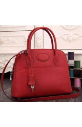 Replica Top Hermes Bolide 37CM Calfskin Leather Tote Bag B1004 Red PY1074di41