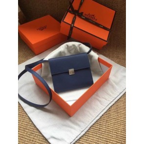 First-class Quality Hermes Clutch Epsom calfskin H0589 Dark Blue PY752fm32