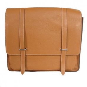 Hermes Steve 35CM Messenger Bag Clemence Leather Camel PY1964JB76