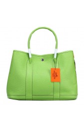 AAA Hermes Garden Party 36cm Tote Bag Grainy Leather Green PY1361Wl50