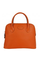 Best Hermes Bolide 37CM Tote Bags Clemence H1037 Orange PY2003HW50