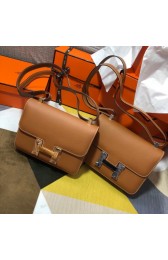 Copy 1:1 Hermes Original Espom Leather Constance Bag 5333 brown PY277xD64