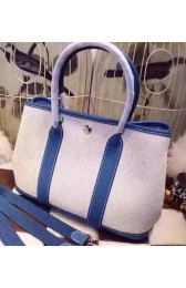 Copy Hermes Garden Party 36cm Tote Bags Canvas HGP1927 SkyBlue PY990UG71