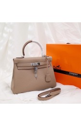 Copy Hermes Kelly Shoulder Bag Original TOGO Leather KY3255 apricot PY318dK58