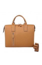 Designer Hermes Mens Briefcase Calf Leather H1705 Camel PY1817eL18