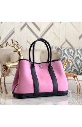 Fake Hermes Garden Party 36cm Tote Bags Original Leather A3698 Pink PY646Sq37