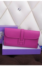 Fake Hermes Jige Clutch Bag Calfskin Leather H258 Purple PY1486zR45