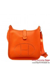 Fashion Hermes Evelyn Bag Calf Leather H1188 Orange PY1864wc24