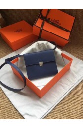 First-class Quality Hermes Clutch Epsom calfskin H0589 Dark Blue PY752fm32