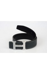 Hermes Belt Lizard Leather HB5326 Black PY3783MB38