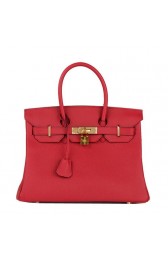 Hermes Birkin 30CM Tote Bag Burgundy Original Leather H30 Gold PY1692JD28