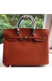 Hermes Birkin 40CM Bag Original Leather BK40 Orange PY1124Kv47