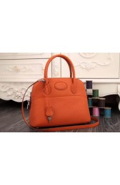 Hermes Bolide 31CM Original Leather Tote Bag Orange PY1264hl54