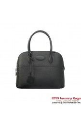 Hermes Bolide Tote Bags Calf Leather Black PY1861oK58