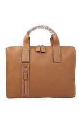 Hermes Briefcase Original Grainy Leather H8813 Wheat PY1626Lo54