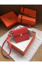 Hermes Clutch Epsom calfskin H0589 red PY748EB28