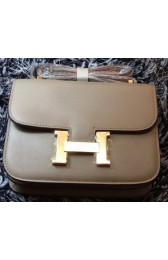 Hermes Constance Bag Litchi Leather H9998 Grey PY1156lu18