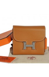 Hermes Constance Wallets Togo Leather A608 Camel PY2310Fh96