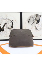 Hermes Cosmetic Bag H3699 Grey PY654Ri95