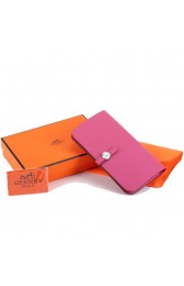 Hermes Dogon Combined Wallets A508 Roseo Wallets PY2330BM34