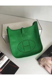 Hermes Evelyne 30cm Messenger Bag E3301 Green PY912JF45