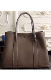 Hermes Garden Party 36cm 30cm Tote Bag Original Leather Grey PY1063Is53