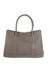 Hermes Garden Party 36CM Bag Clemence Grey PY1983eZ32