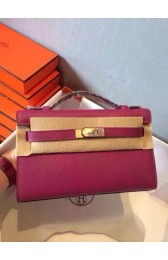 Hermes Kelly 22cm Tote Bag Original Leather KL22 Rose PY940Sx31