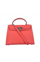 Hermes Kelly 32cm Bags Togo Leather Light Red PY1929sA83