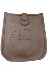 Hermes mini Evelyne Messenger Bag H1608S Khaki PY1477CD19