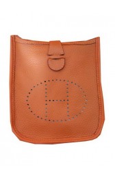 Hermes mini Evelyne Messenger Bag H1608S Orange PY1484pB23