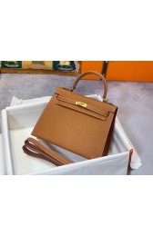 Hermes Original Epsom Leather KEL2578 brown PY352XW58