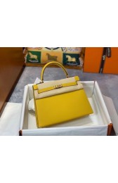 Hermes Original Epsom Leather KEL2578 lemon PY349io40