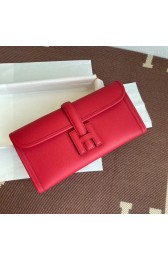 Hermes Original Espom Leather Clutch 37088 red PY226mF22