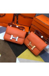 Hermes Original Espom Leather Constance Bag 5333 orange PY293ge92