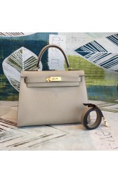 Hermes original Kelly Epsom Leather KL32 Beige PY614CD62