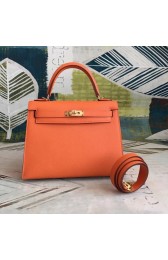 Hermes original Kelly Epsom Leather KL32 orange PY619eZ32