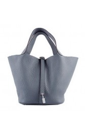 Hermes Picotin Lock PM Bags Clemence Leather H8615 Grey PY1412Yf79