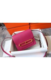 Hermes Roulis 19cm Evercolor 9D H9003 Plum&Gold PY135rN47