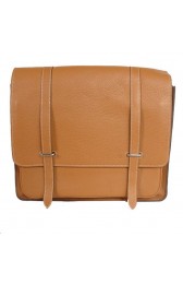 Hermes Steve 35CM Messenger Bag Clemence Leather Camel PY1964JB76