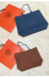 High Imitation Hermes Shopper Double-Sided Bag Original Leather HS1209 Blue&Wheat PY1139ng31