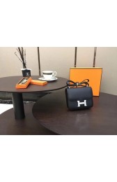 High Quality Imitation Hermes Constance Bag Original Calfskin Leather H9910 Black PY868Vu82