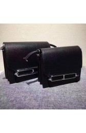 High Quality Replica Hermes Calfskin Leather H1519 Black PY685aR54