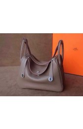 Hot Replica Hermes Lindy 30CM Original Leather Shoulder Bag HLD30 Dark Grey PY1241wR89